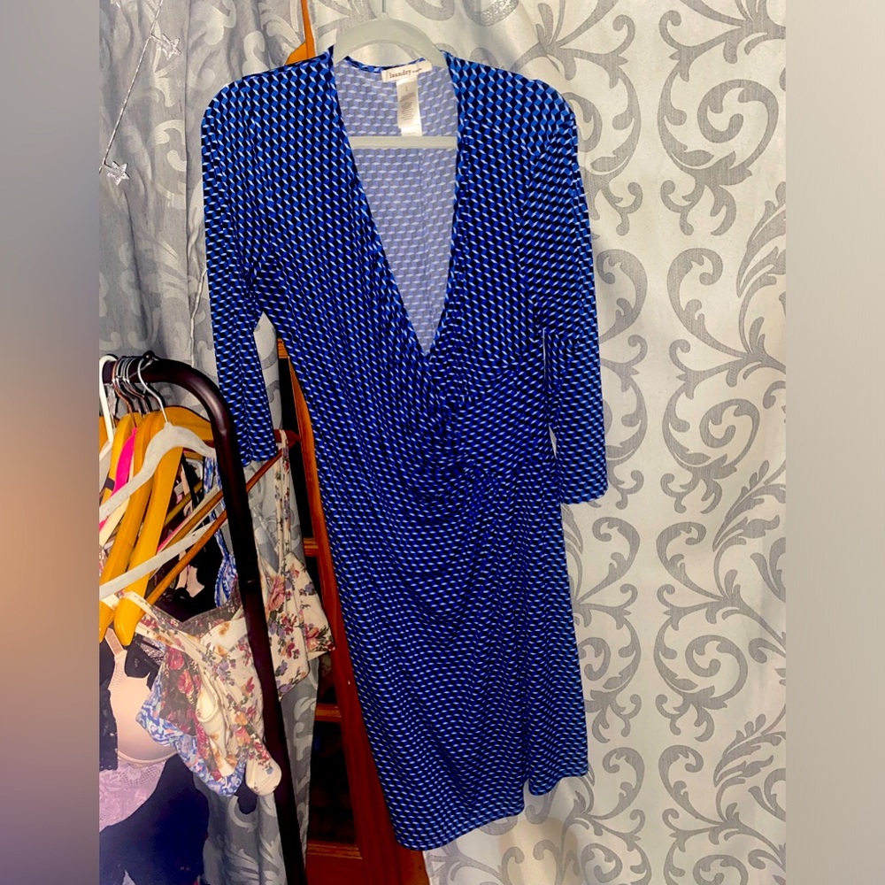 Dress Casual Midi By Laundry Size: L
